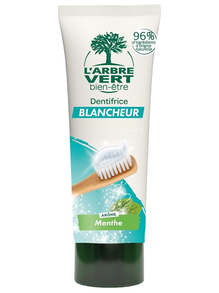 L'ARBRE VERT Zahnpasta Paste Sanftes Weiss französisch Tb 75 ml