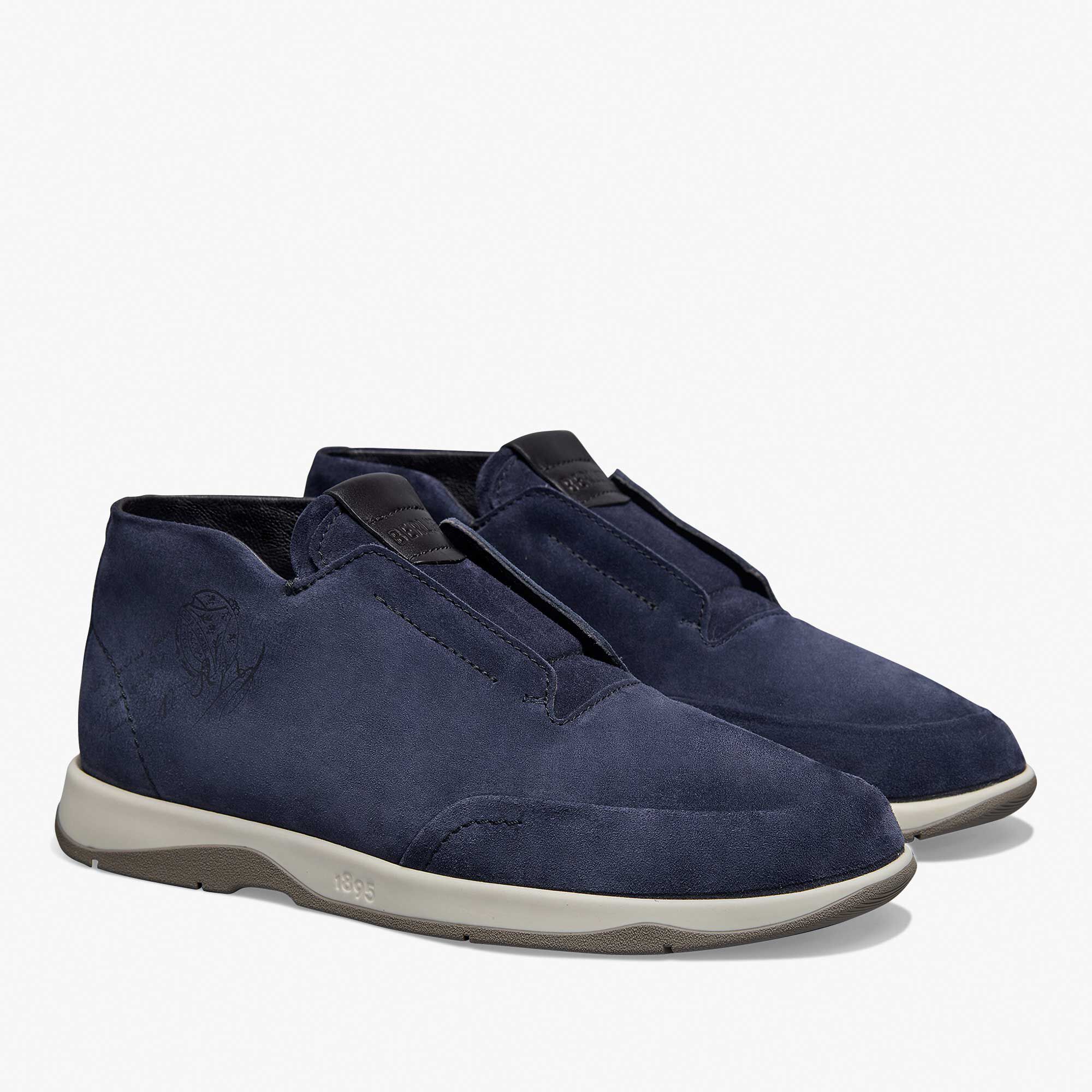 Slip On Échappee En Suède Scritto