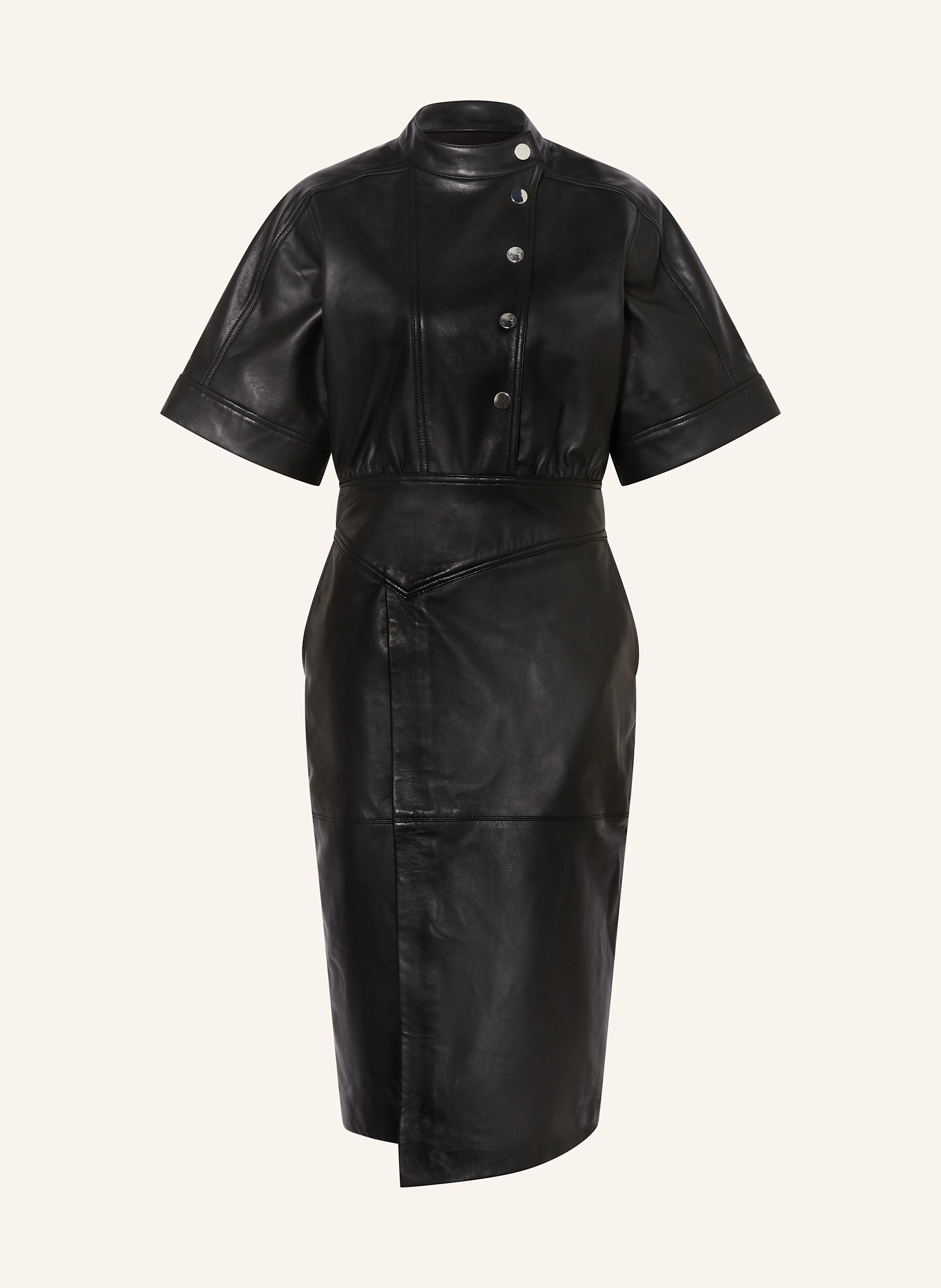 ba&sh Lederkleid