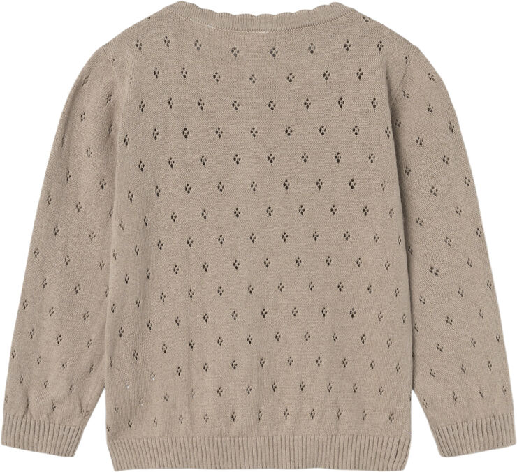 Lil' Atelier NMFNIMI LS KNIT CARD LIL Etherea