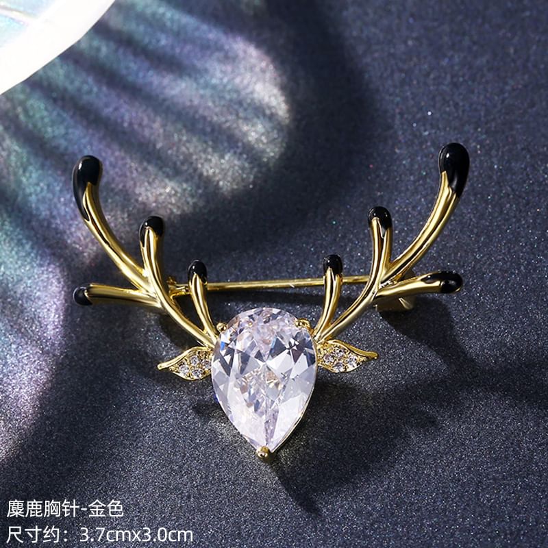 Soosina - Strass-legering broche (verschillende ontwerpen)