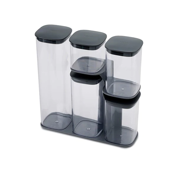 5 pots de conservation avec support Podium™ Joseph Joseph