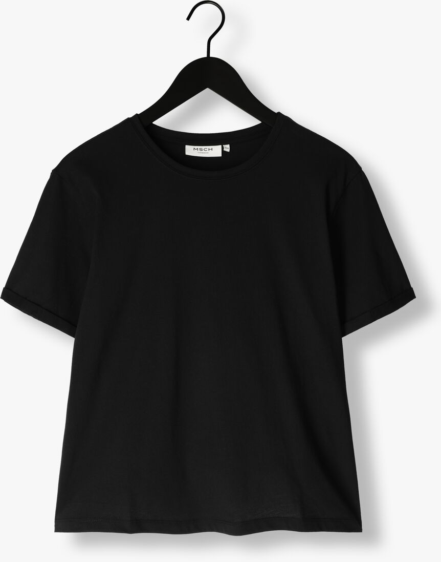 MSCH COPENHAGEN zwarte msch copenhagen t-shirt mschterina organic tee