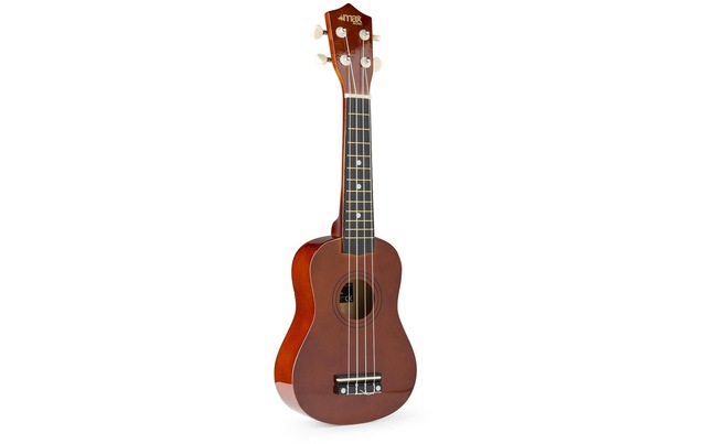 Ukulele »UKEY Set Soprano Dunkel Natur 21 Zoll« Holzart: Linde (China)