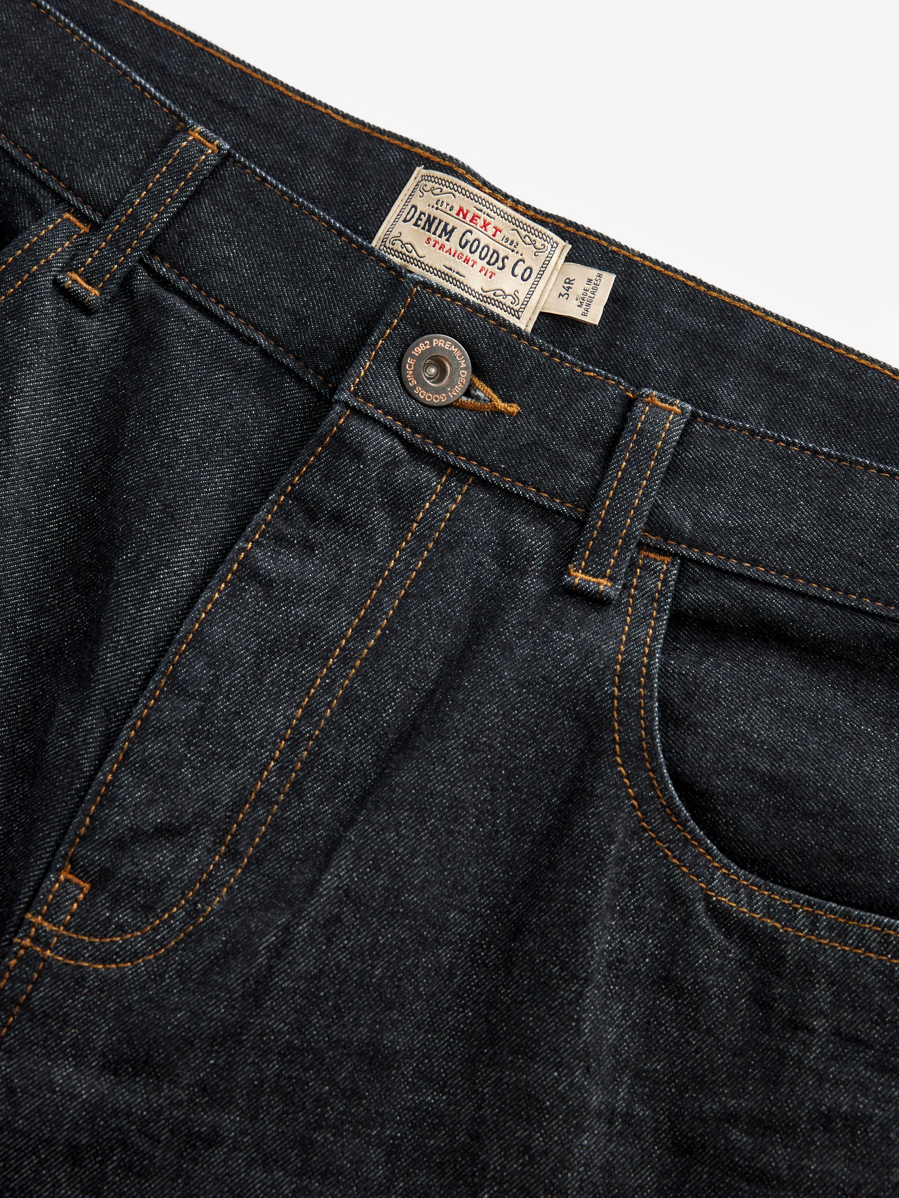 Donkerblauw - 100% katoenen authentic jeans