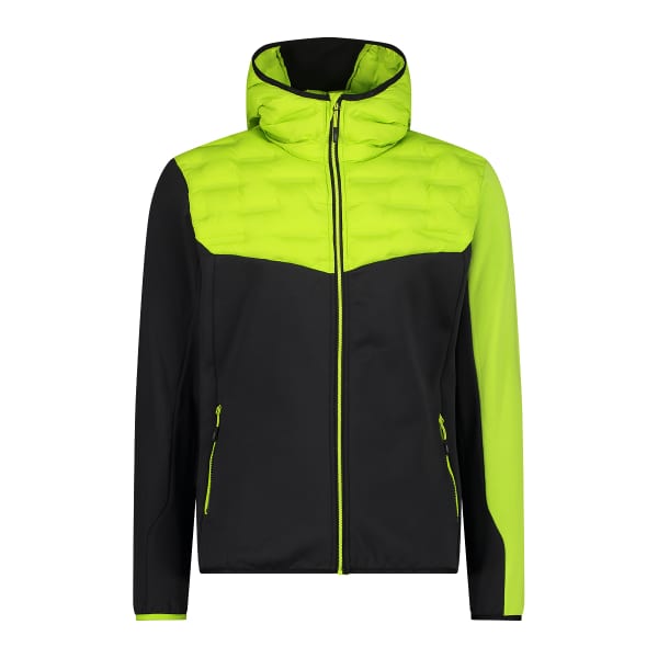 Doudoune randonnée CMP MAN HYBRID JACKET NERO ACIDO
