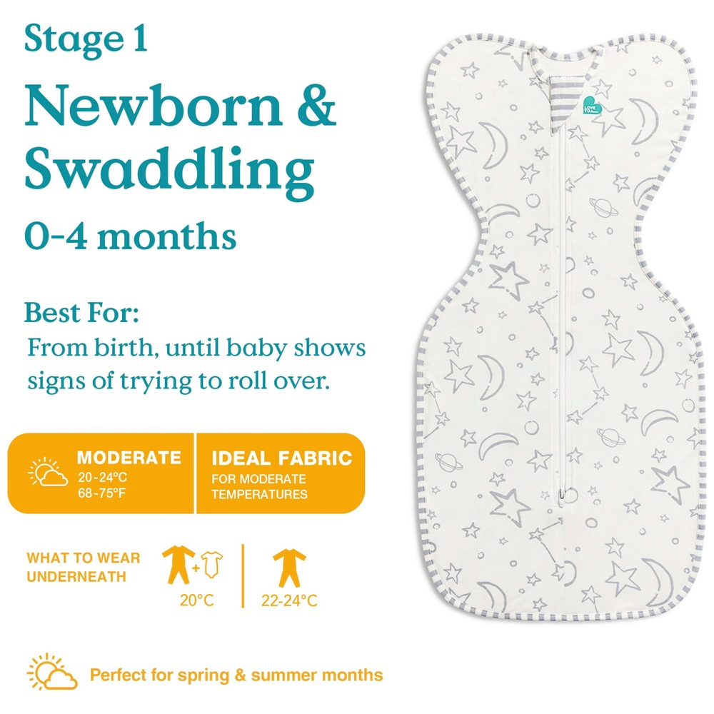 Love To Dream Swaddle Up Bamboo Original Medium Cream