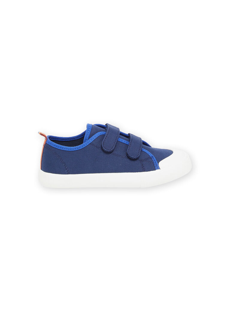 Baskets en toile bleu marine