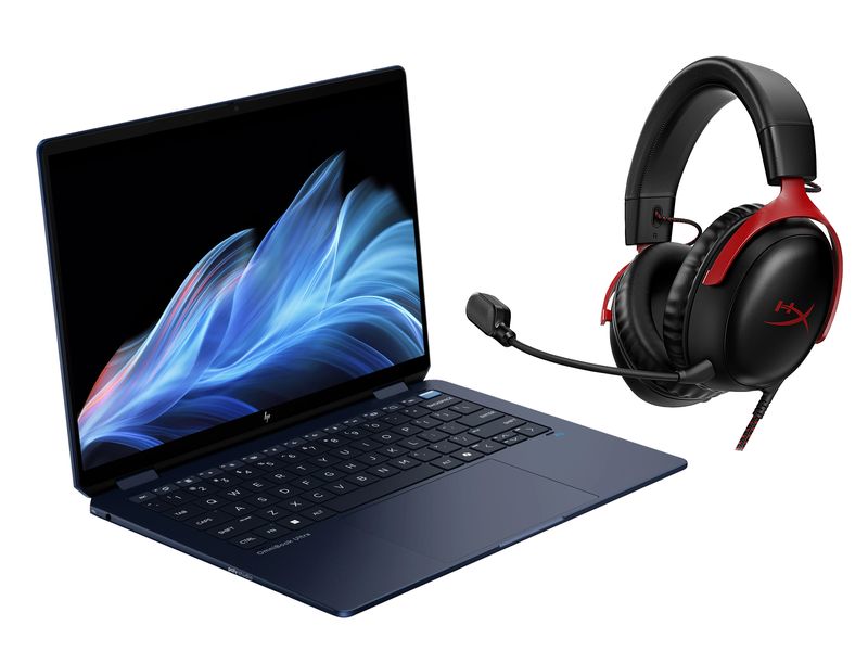 HP Omnibook Ultra Flip 14-fh0748nz inkl. Gratis Headset Leistungsstarkes 14