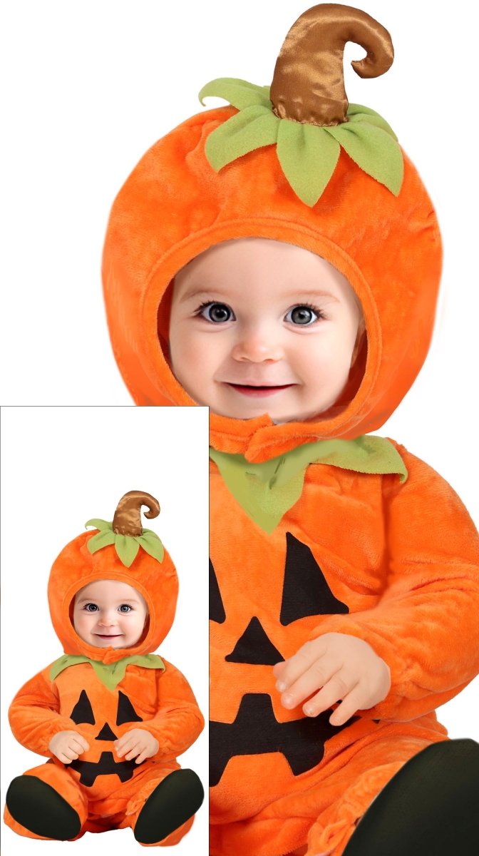 Halloween Kostuum Oranje Baby Pompoen