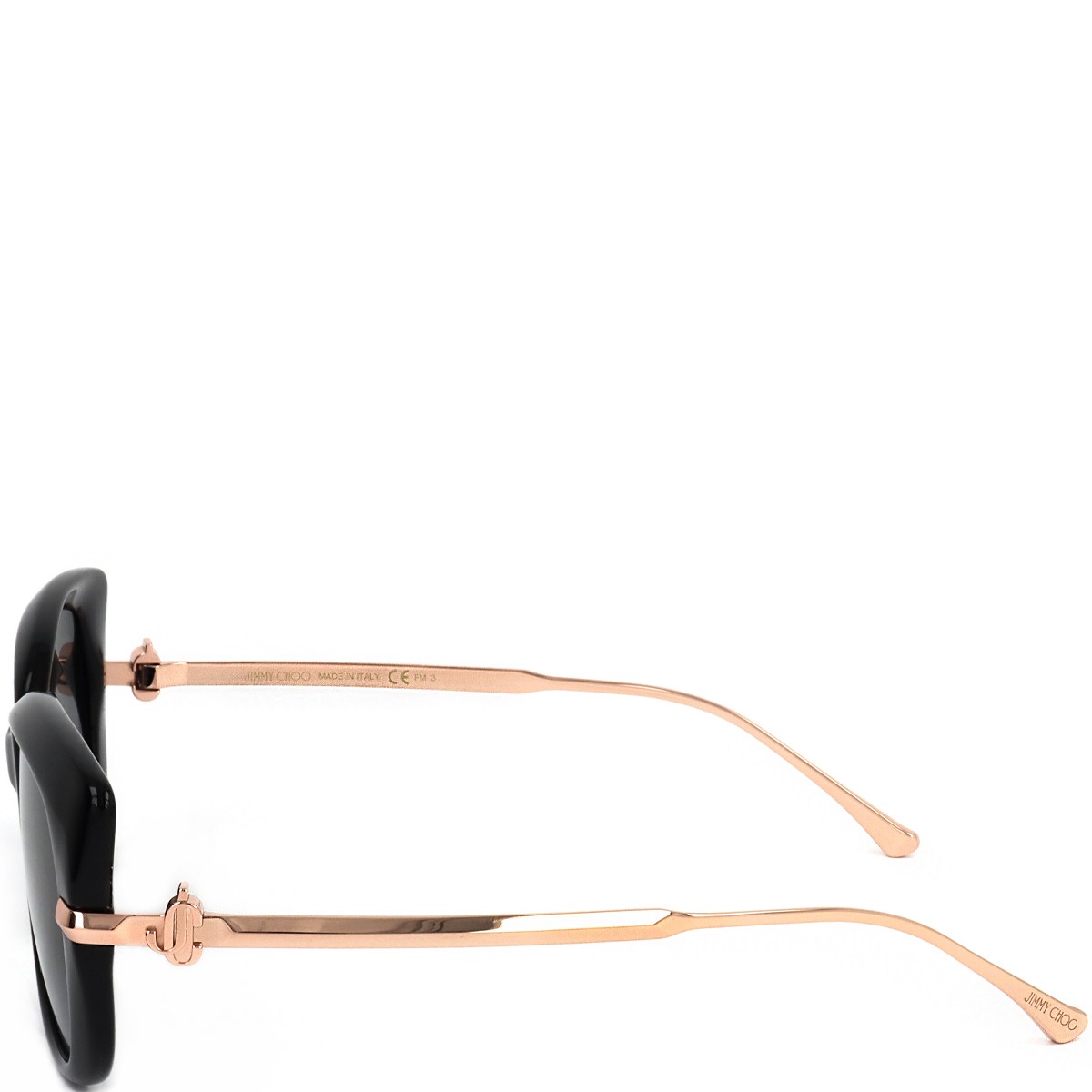 Jimmy Choo - Lunettes de soleil - Catégorie 3 - Noir