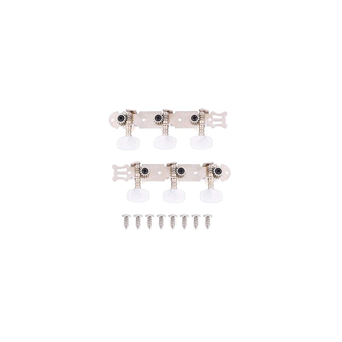 Klassiske gitarstrenger tuning keys for venstre og høyre Sølv
