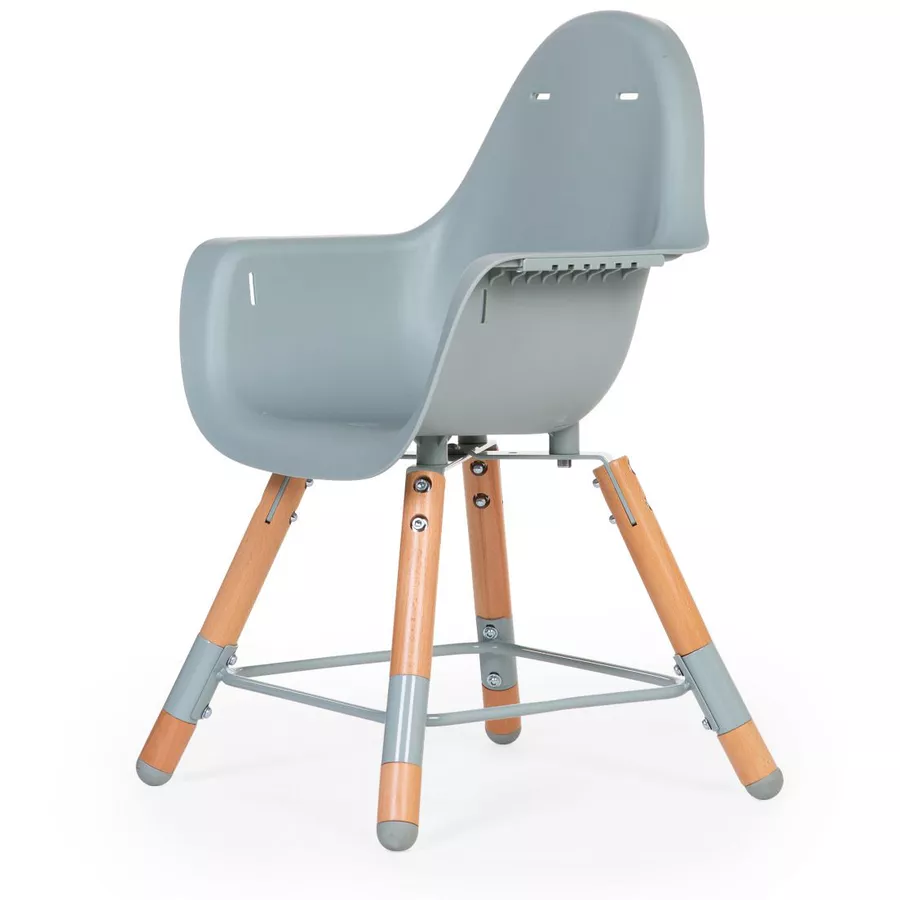 CHILDHOME Hochstuhl Evolu 2 natur  mint 2 in 1 + Ring