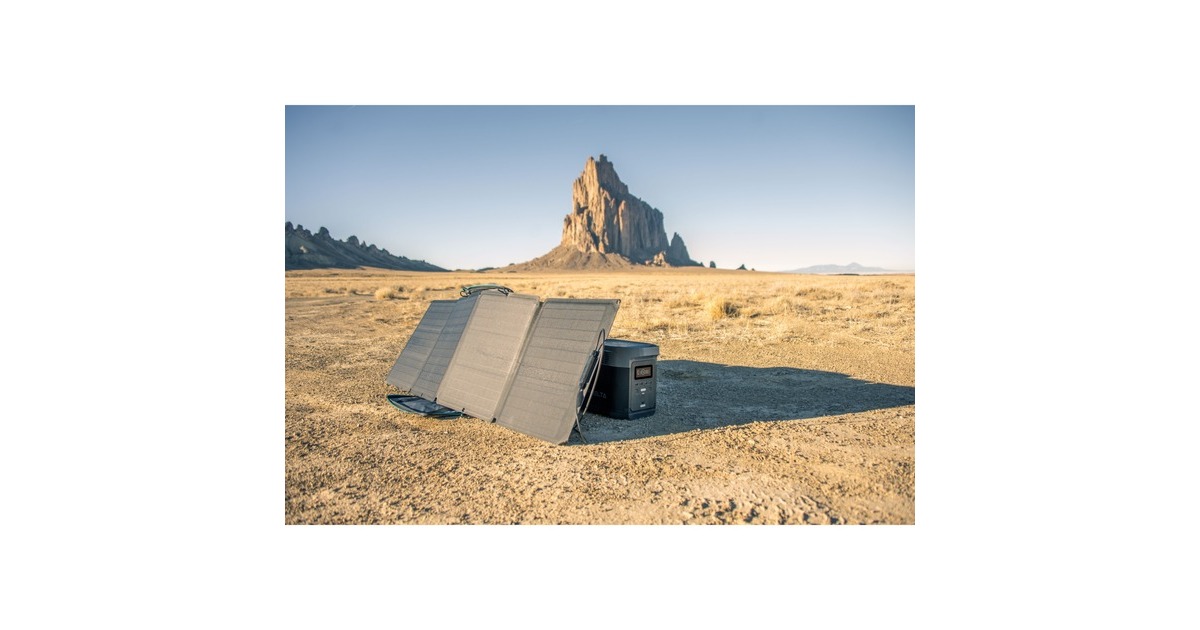 EcoFlow110W zonnepaneel  (Zwart)