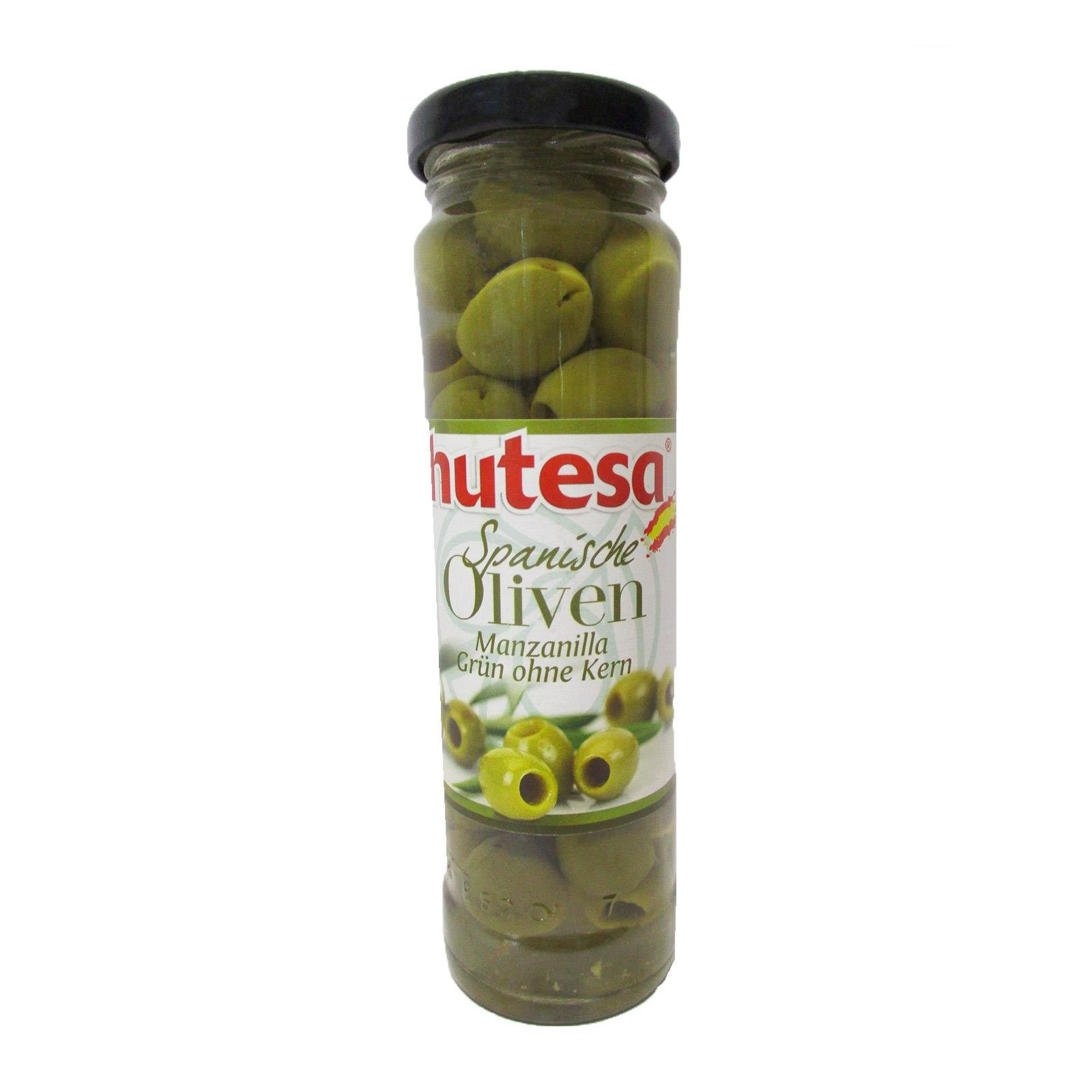 Hutesa Oliven Grün ohne Kern