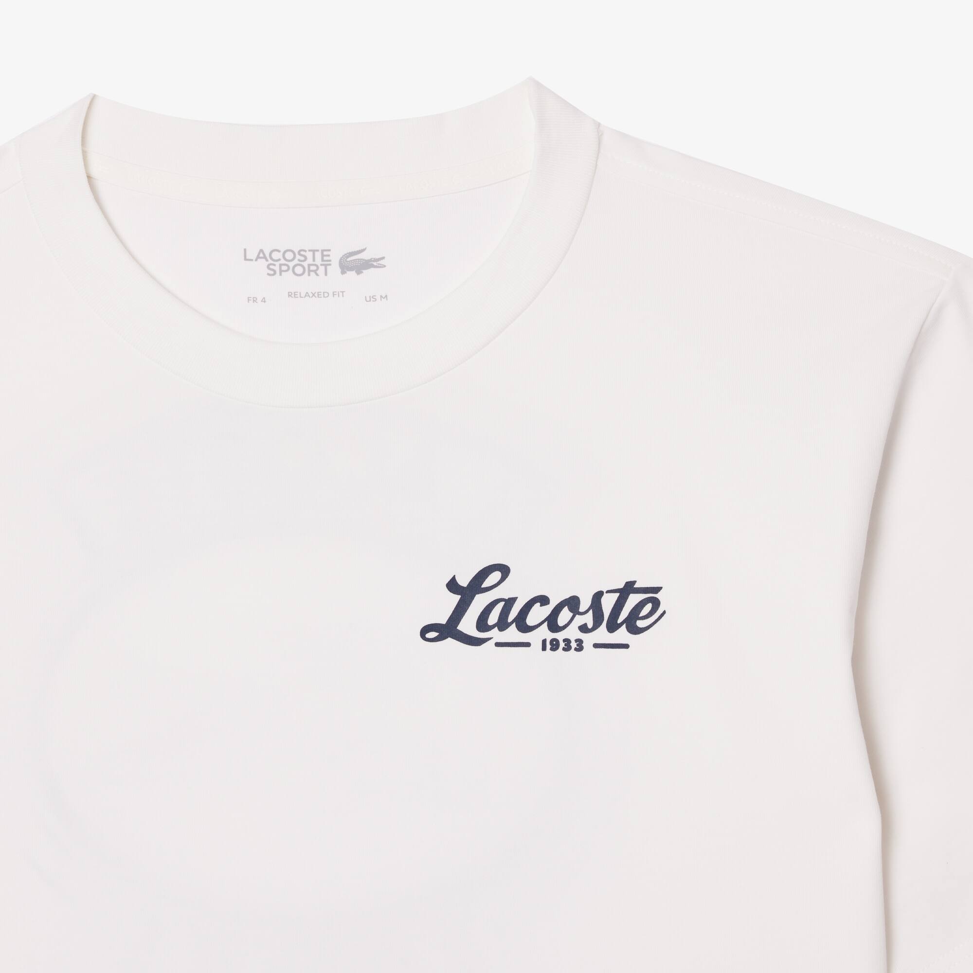 Ultra-Dry Golf T-Shirt mit Aufdruck T-Shirts - Weiss - Lacoste - Herren