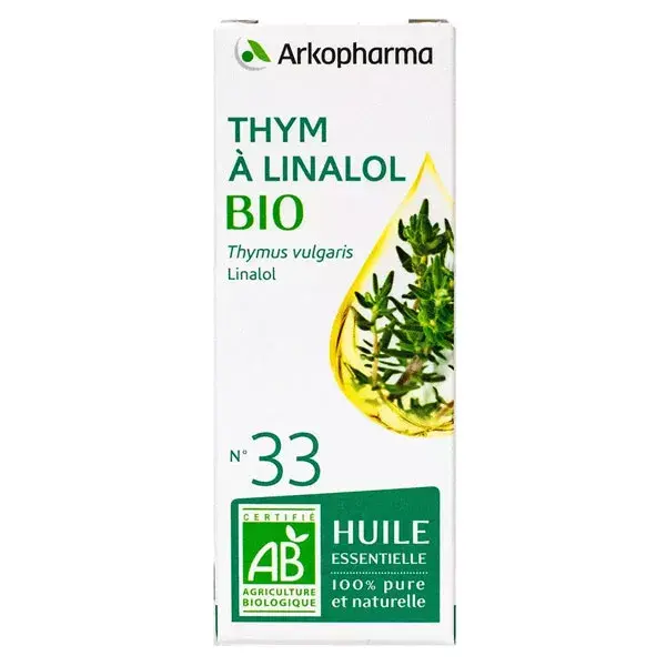 Óleo Essencial de Tomilho Orgânico Arko Essentiel com Linalol nº 33 5ml
