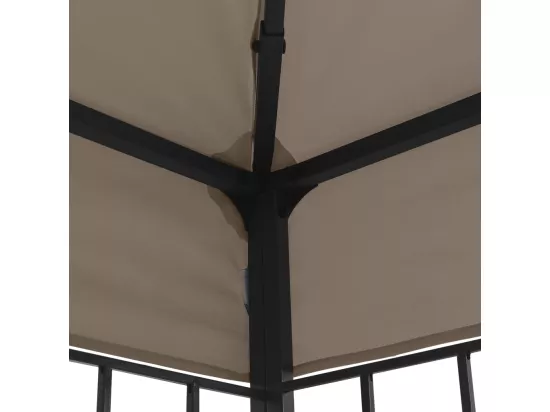 Belvédère 4x3 m Taupe