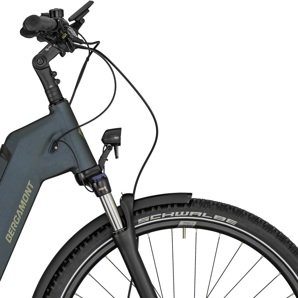 Bergamont E-Horizon SUV Country Wave E-Trekkingrad dark petrol blue