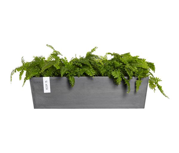 Ecopots Kunststoff-Kasten Manhattan Wall mit