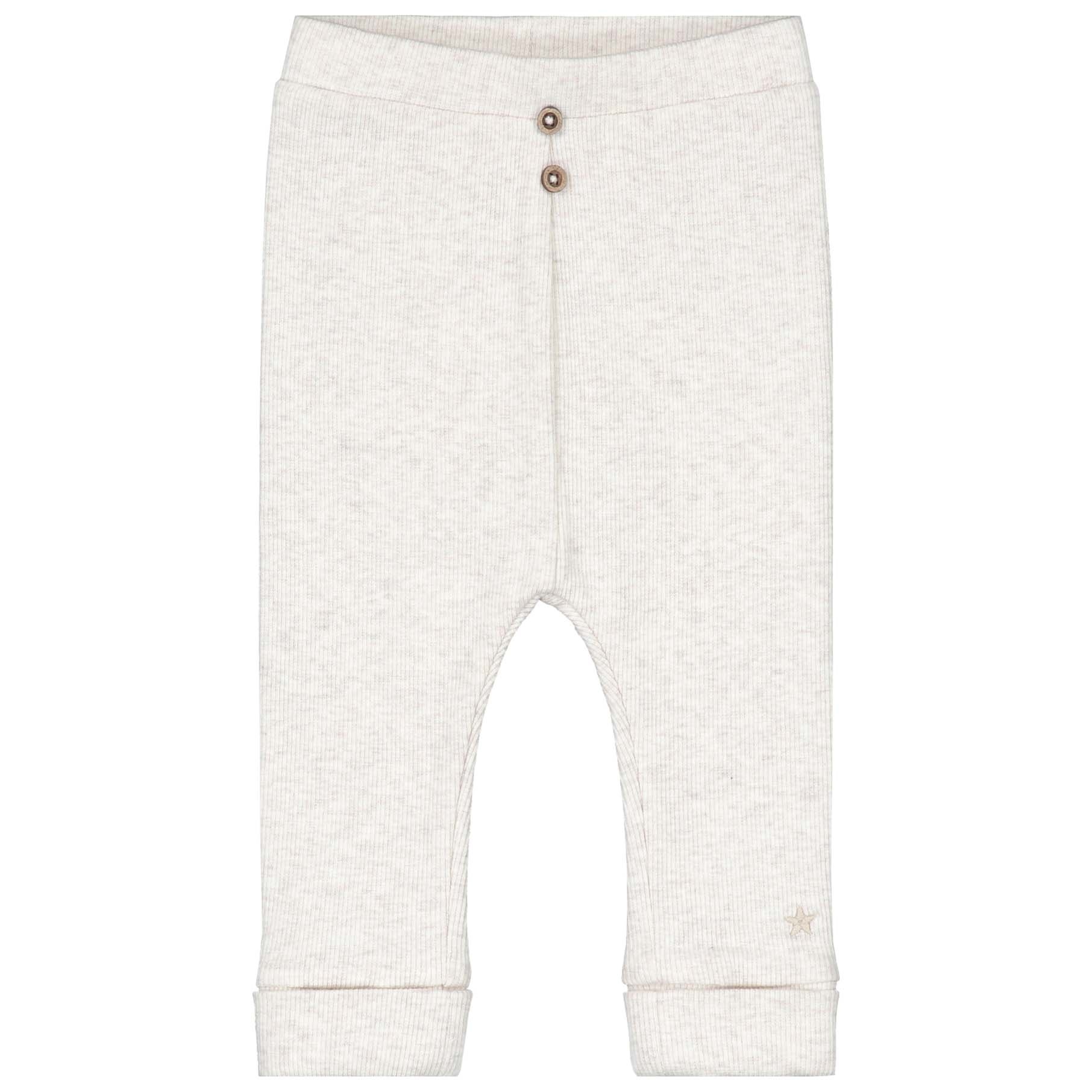 Sweet Petit Mini broek rib  effen beige