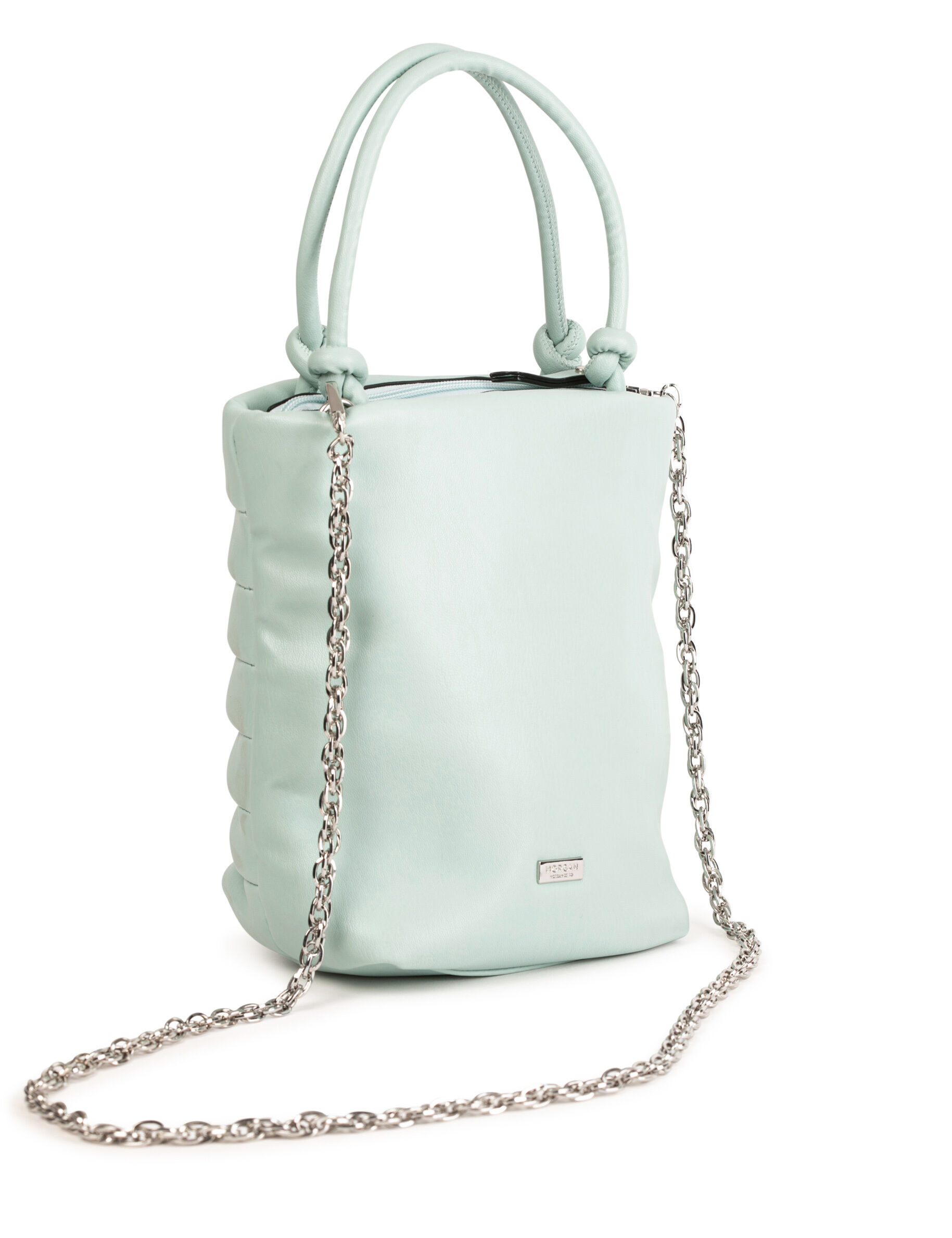 Sac seau avec fronces vert femme - vert