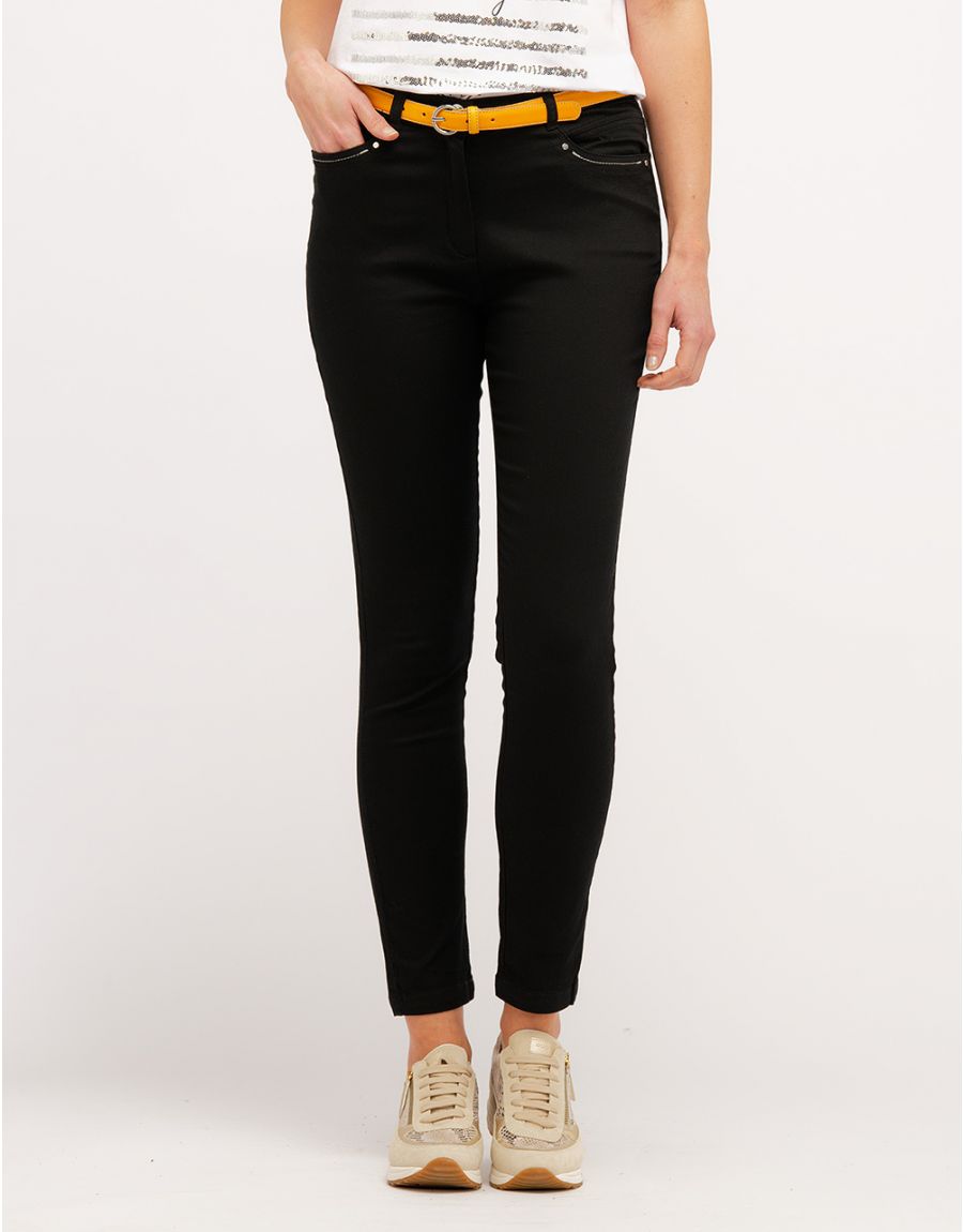 Pantalon noir stretch