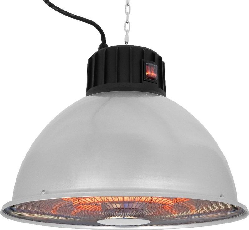 Eurom - Partytentheater 1500 - Patioheater - Zilver - 1500 Watt