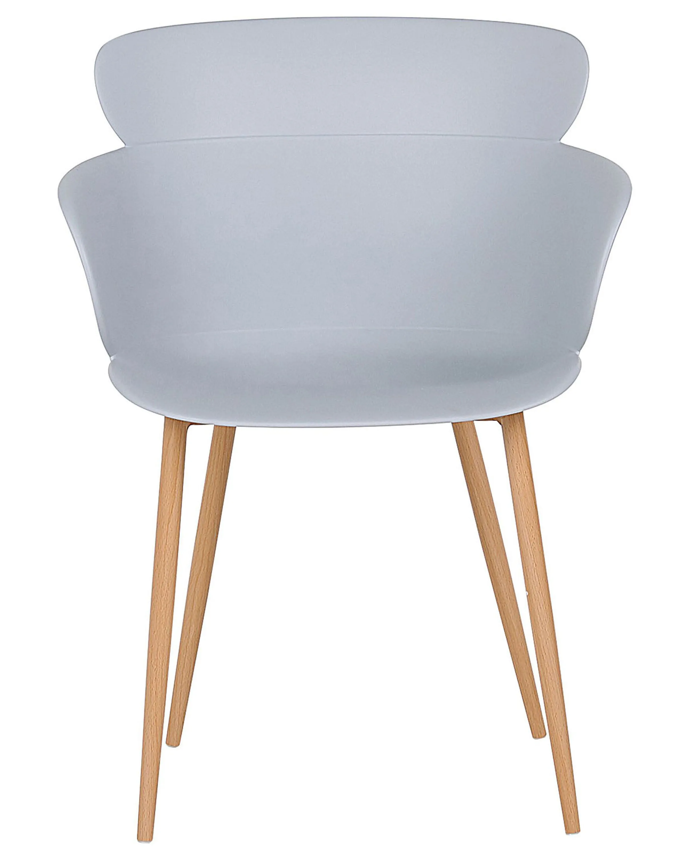 Set van 2 eetkamerstoelen SUMKLEY Lichtgrijs