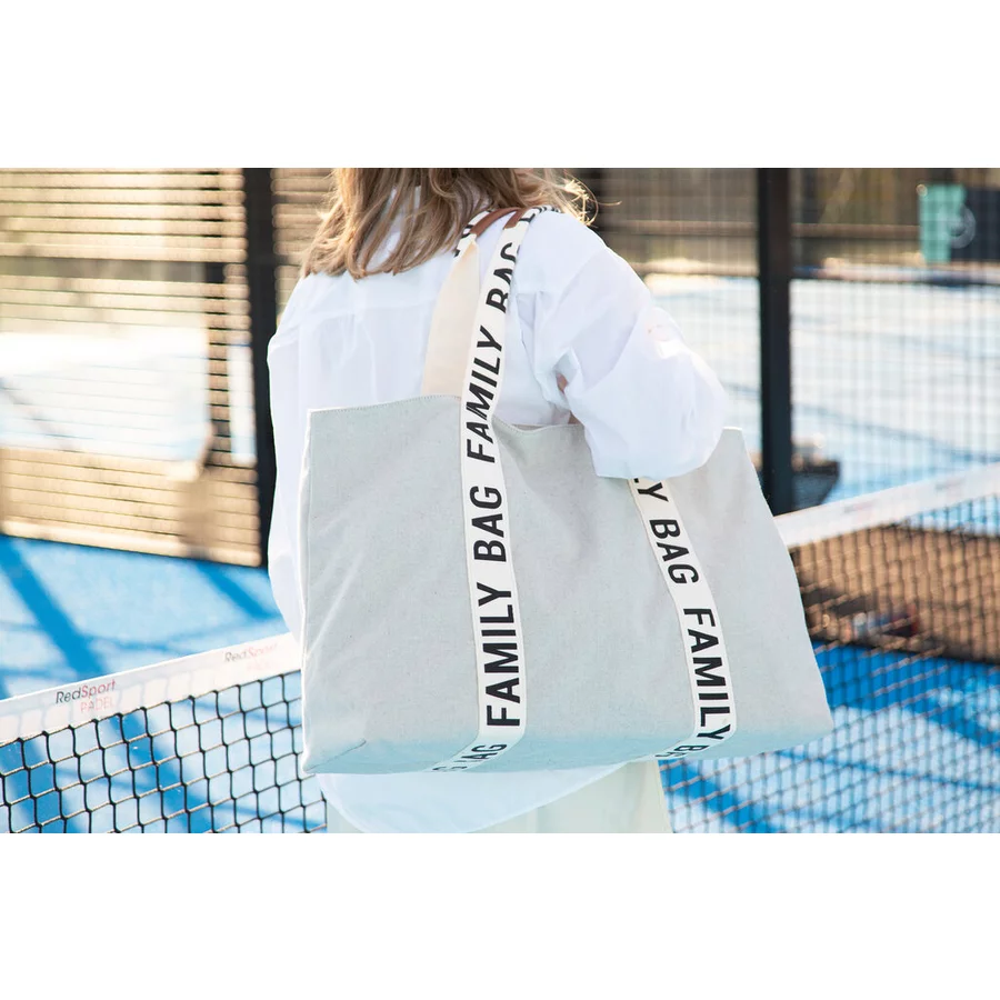 CHILDHOME Family Bag Signatur Canvas indigo
