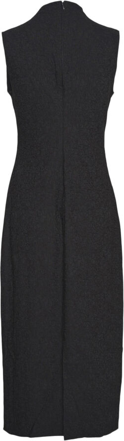 Vero Moda VMOLIVINE SL HIGH NECK 7/8 DRESS VM Black