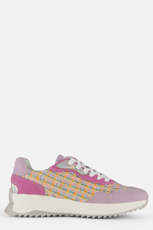 Rieker Evolution Sneakers paars Textiel