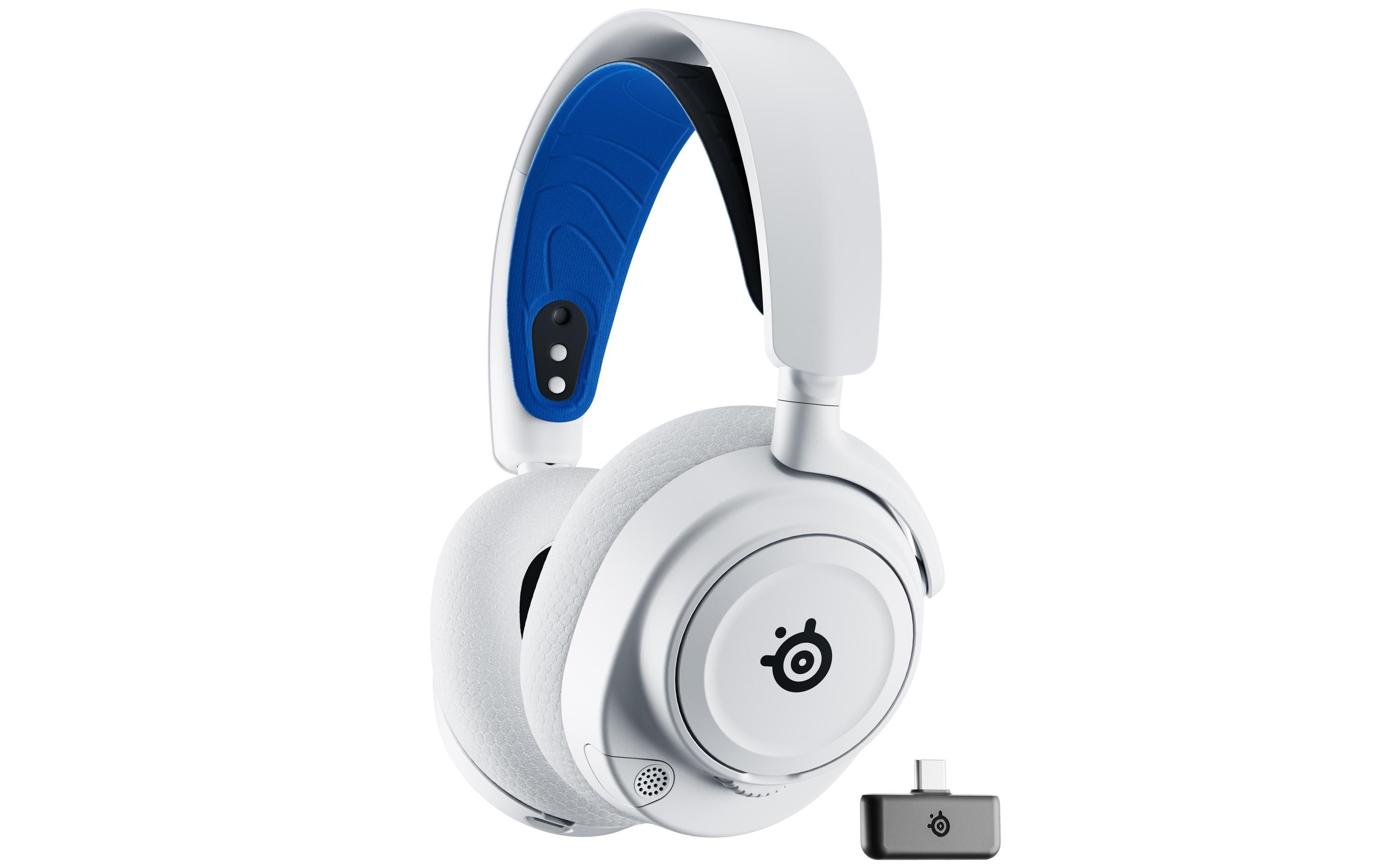 Headset Arctis Nova 7P Blau/Weiss<br>Wireless Gaming-Headset