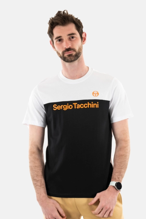 Tee shirt sergio tacchini grave 077-wht/vor