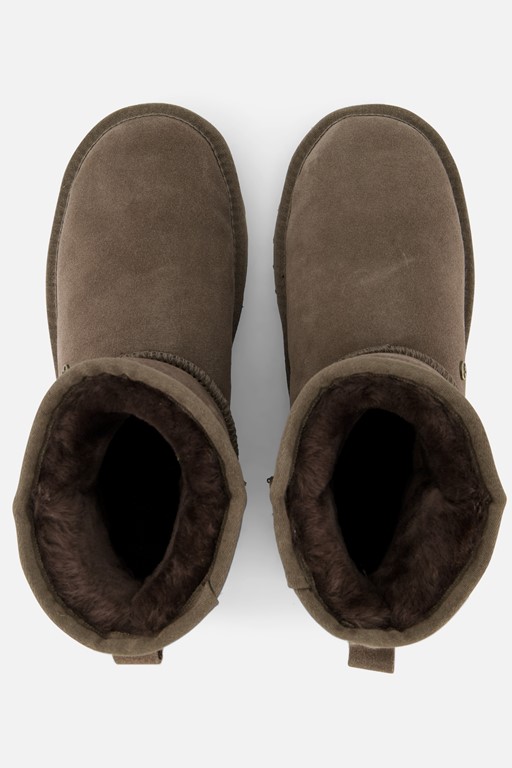 Warmbat Wallyby Gevoerde boots bruin Suede