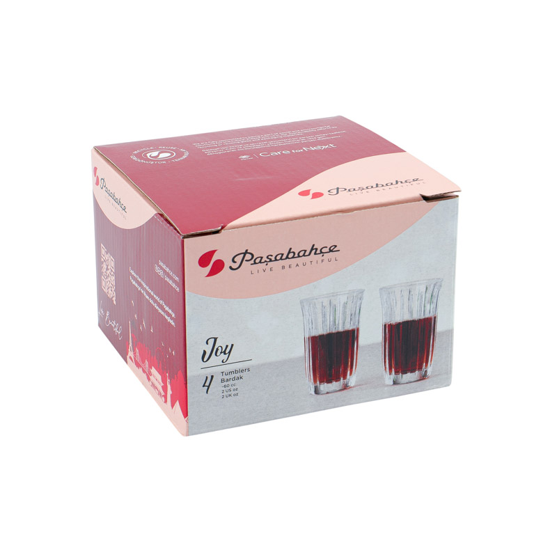 Lot de 4 shooters 'Joy'