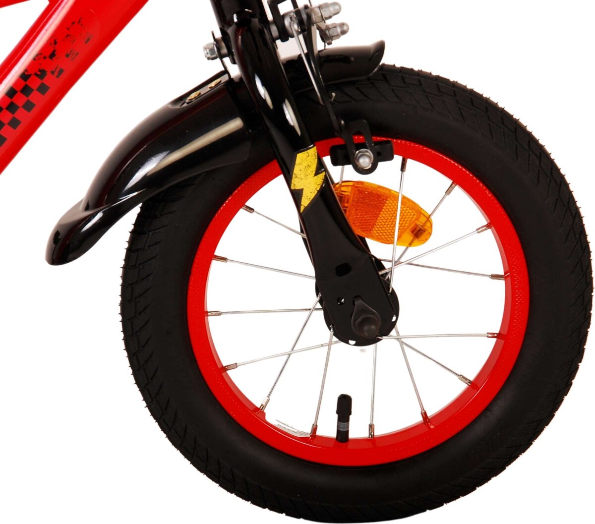 Disney Cars - Børnecykel Med Støttehjul - 12'' - Volare