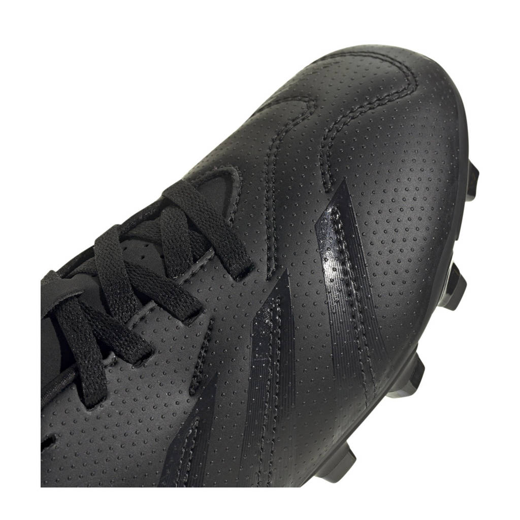 adidas Predator Clubjunior voetbalschoenen zwart/antraciet/goud metallic