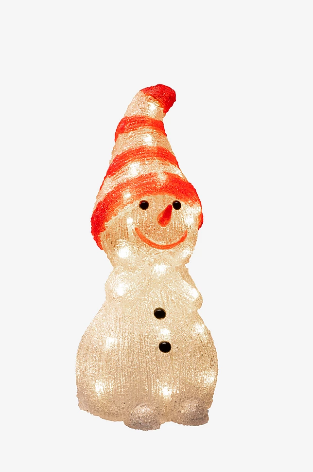 Snømann LED høyde 32 cm