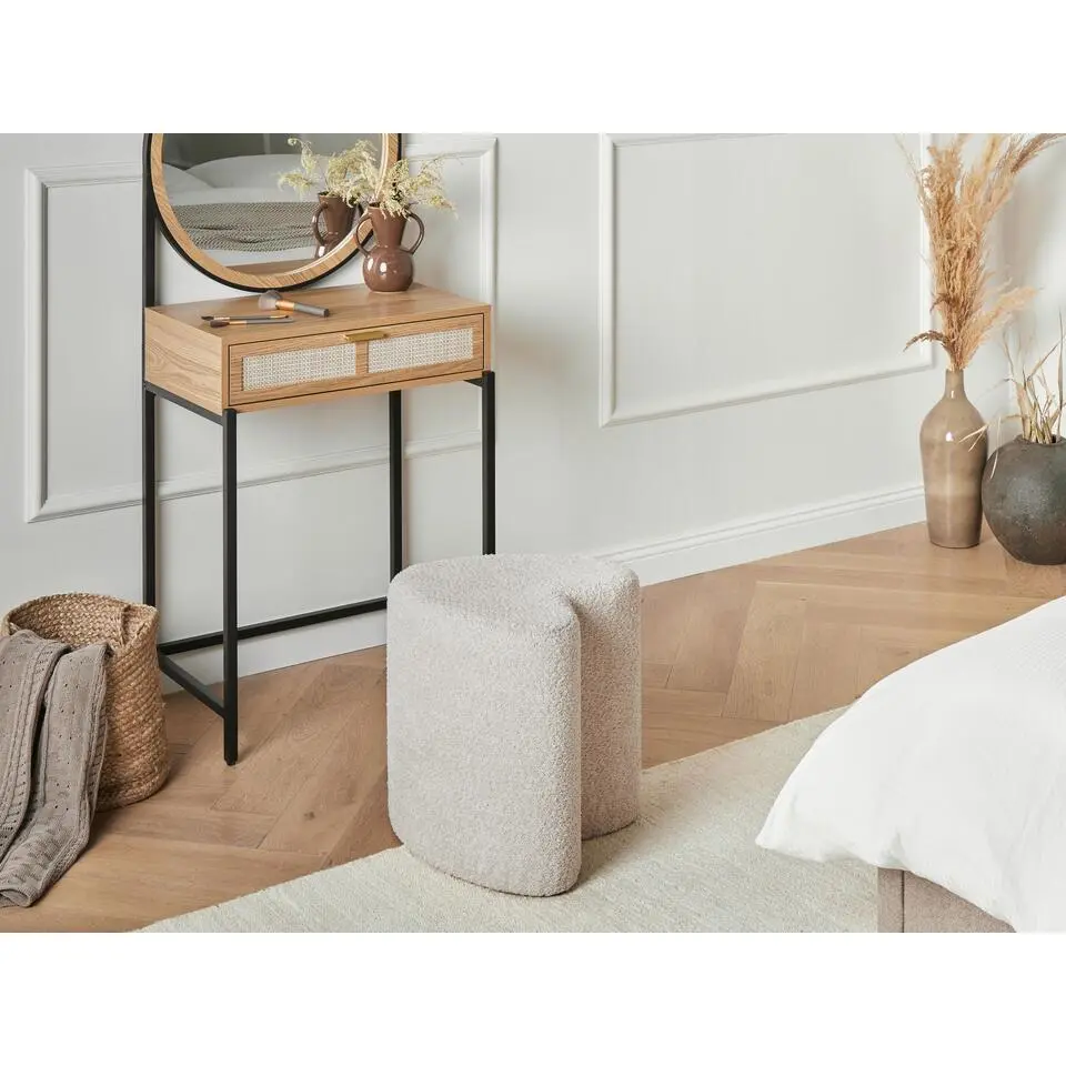SCOTIA - Poef - Beige - Chenille