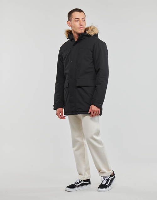 Jack & Jones - JJCHAMP PARKA JACKET FUR - Noir