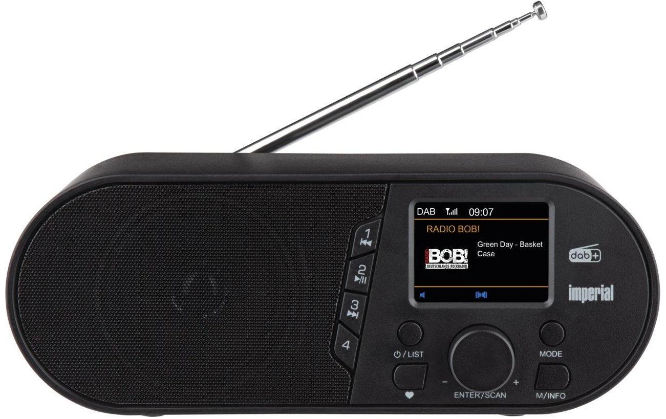 DAB+ Radio DABMAN d105 SchwarzKompaktes DAB+/UKW-Radio mit Bluetooth und USB-Mediaplayer