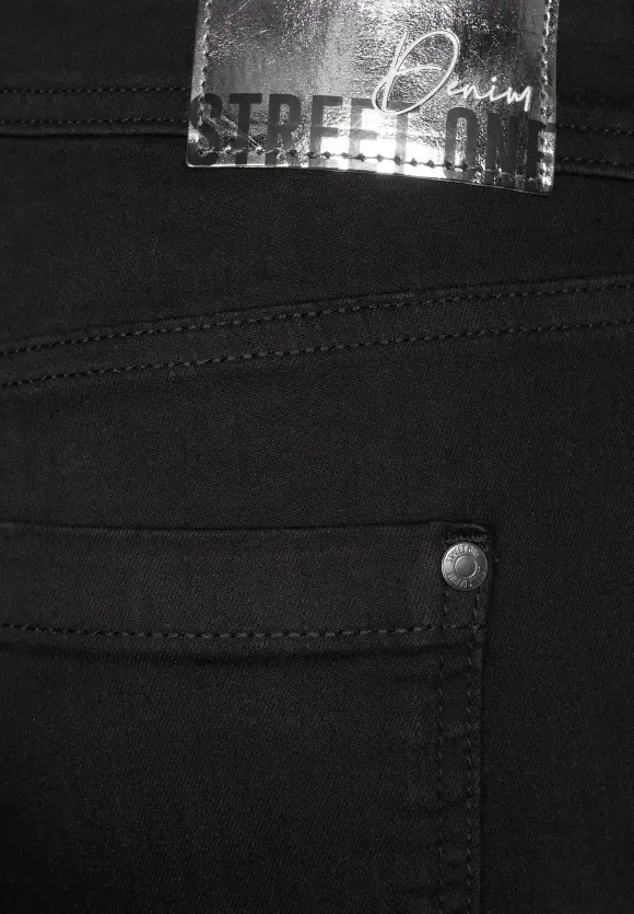 Dunkle Casual Fit Jeans - black rinsed wash