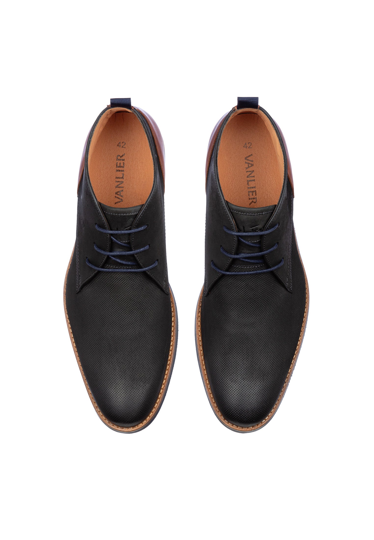 Antraciet grijs nubuck Sabinus halfhoge veterschoen