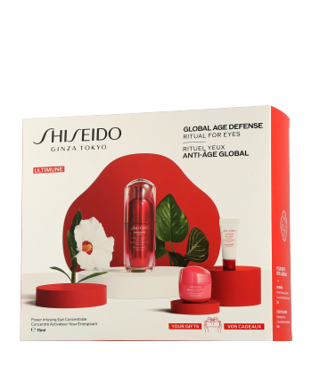 Shiseido Ultimune Set mit Power Infusing Eye Concentrate 15ml-5ml-15ml