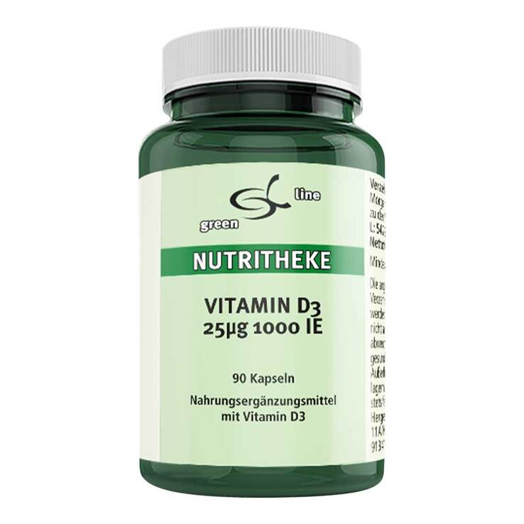 Vitamin D3 25 µg 1.000 I.E. Kapseln, 90 St