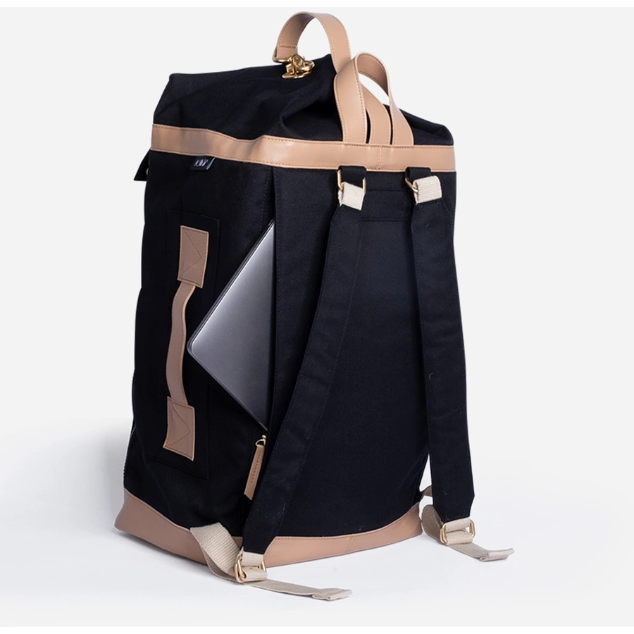 KAOS Weekend Bag schwarz  natur