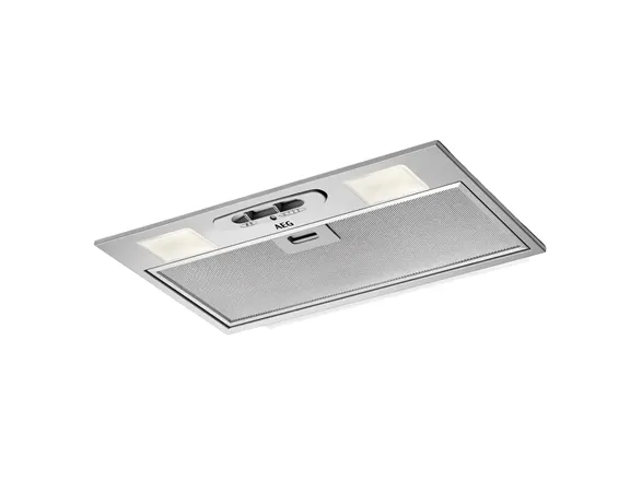 AEG DGB3523S - Hætte - tag - Niche - bredde: 49.6 cm - dybde: 26.1 cm - udtrækning og recirkulation (-) - grå