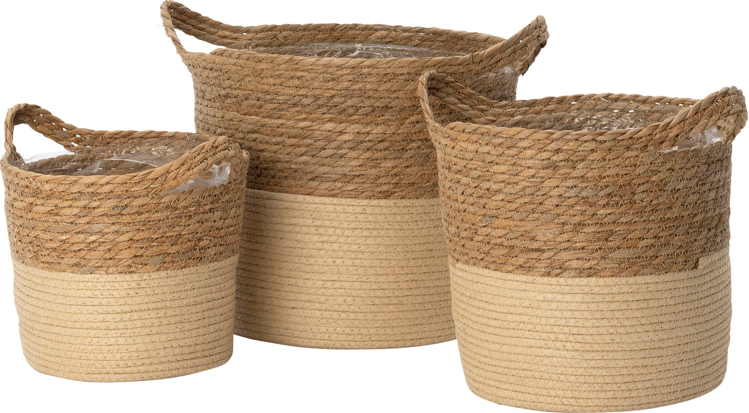Intratuin plantenmand Rocky naturel / beige D 24 H 23 cm