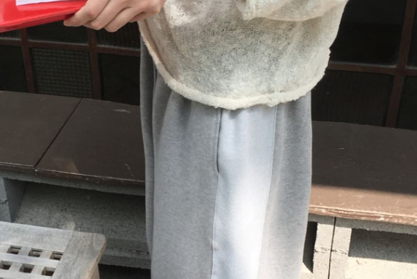 SeoulPop - Unisex tweekleurige joggingbroek met trekkoordtaille